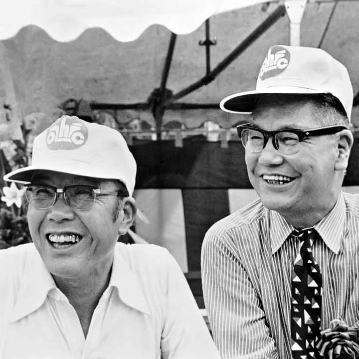 Soichiro Honda in den 80ern